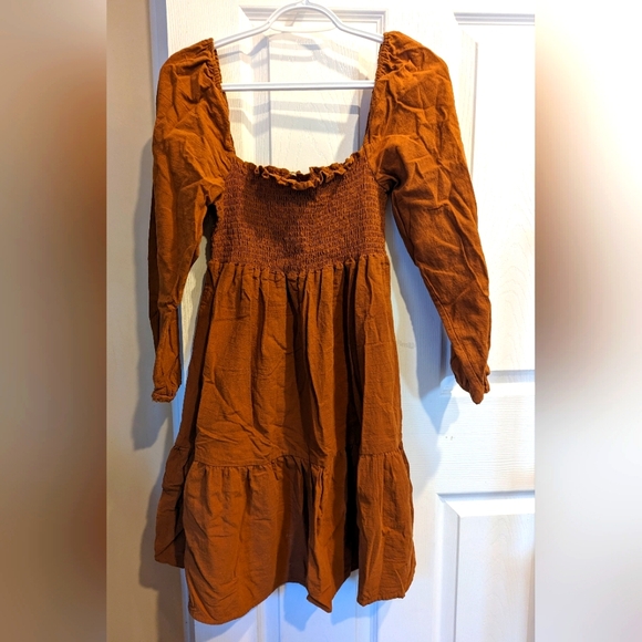 Off Shoulder (if ya want) Peasant Dress - Picture 1 of 5